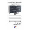 Вертикальный биметаллический радиатор Rifar Convex 500 - 18 секций нижнее центральное подключение RCV50018